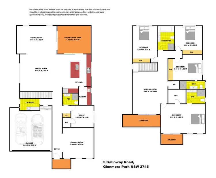 Floorplan of Homely house listing, 5 Galloway Road, Glenmore Park NSW 2745