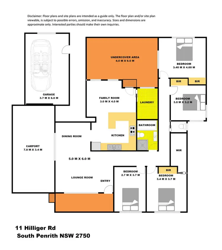 Floorplan of Homely house listing, 17 Hilliger Road, South Penrith NSW 2750