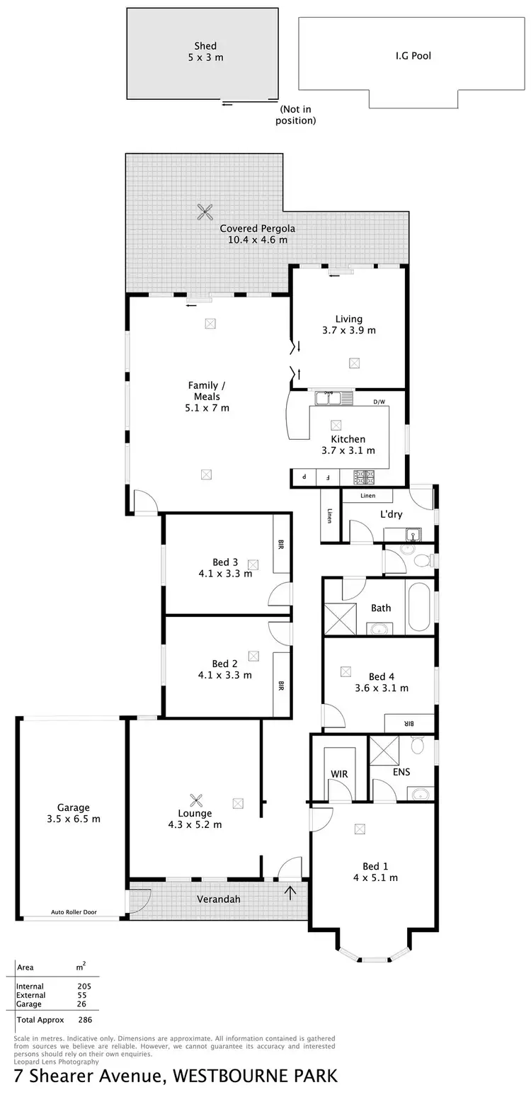 Floorplan of Homely house listing, 7 Shearer Avenue, Westbourne Park SA 5041