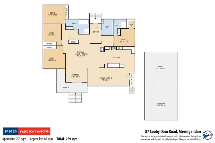 Floorplan of Homely house listing, 87 Cooby Dam Road, Meringandan QLD 4352