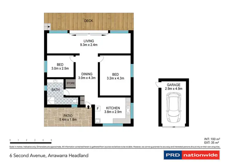 Floorplan of Homely house listing, 6 Second Avenue, Arrawarra Headland NSW 2456