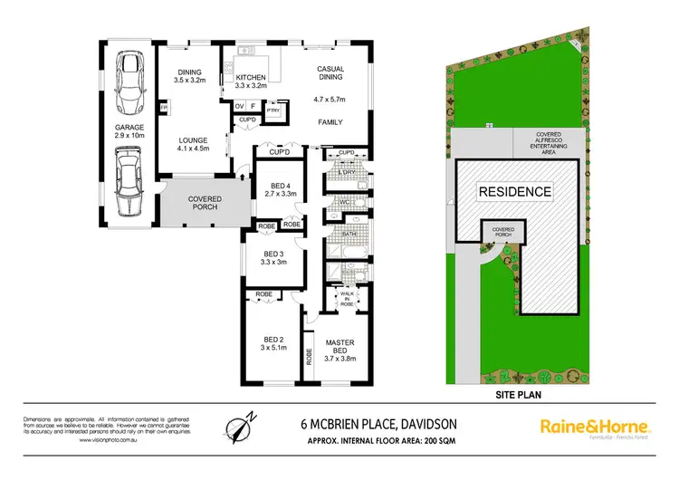 Floorplan of Homely house listing, 6 McBrien Place, Davidson NSW 2085