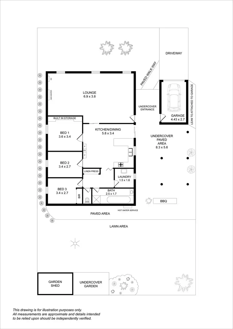 Floorplan of Homely house listing, 35 Judith Cresent, Morphett Vale SA 5162