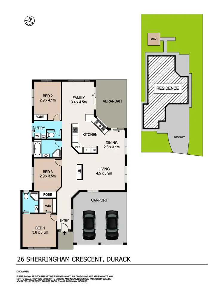 Floorplan of Homely house listing, 26 Sherringham Crescent, Durack NT 830