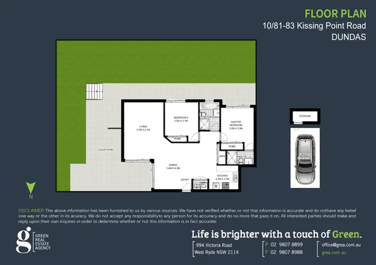 Floorplan of Homely apartment listing, 10/81-83 Kissing Point Road, Dundas NSW 2117