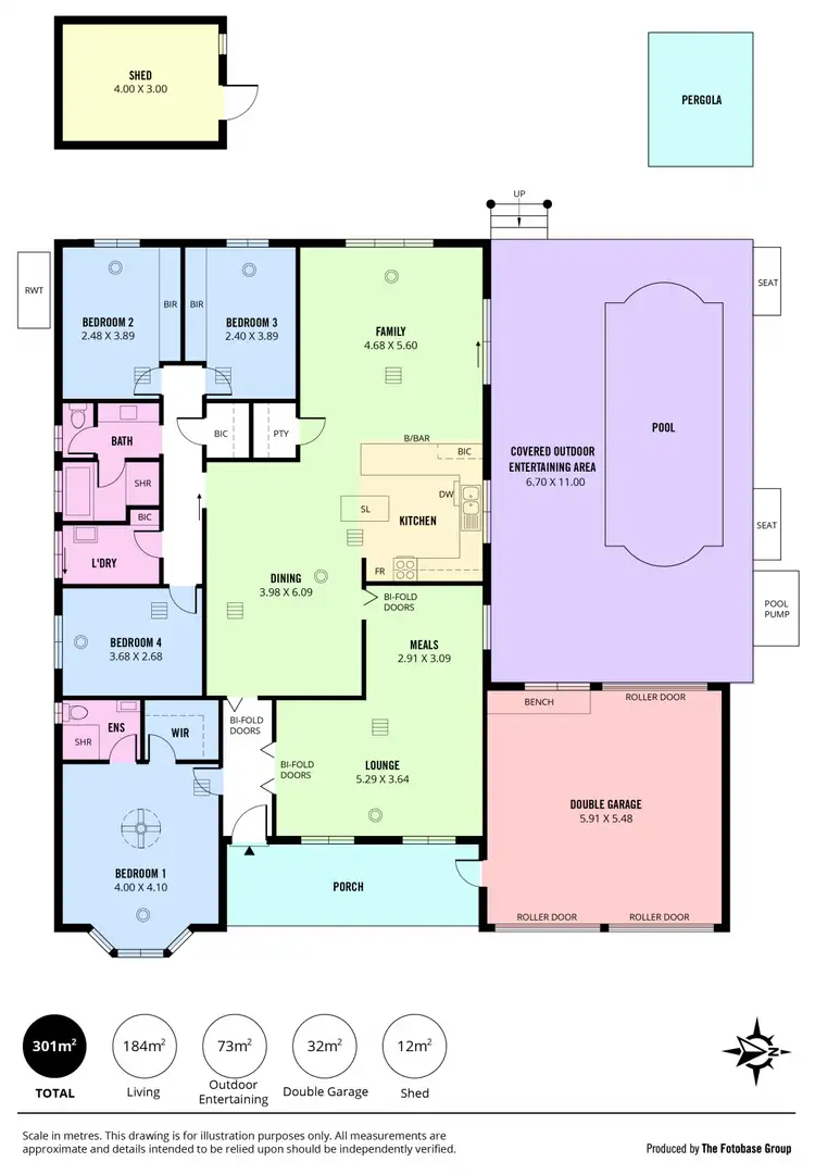 Floorplan of Homely house listing, 54 Cambridge Terrace, Hillbank SA 5112