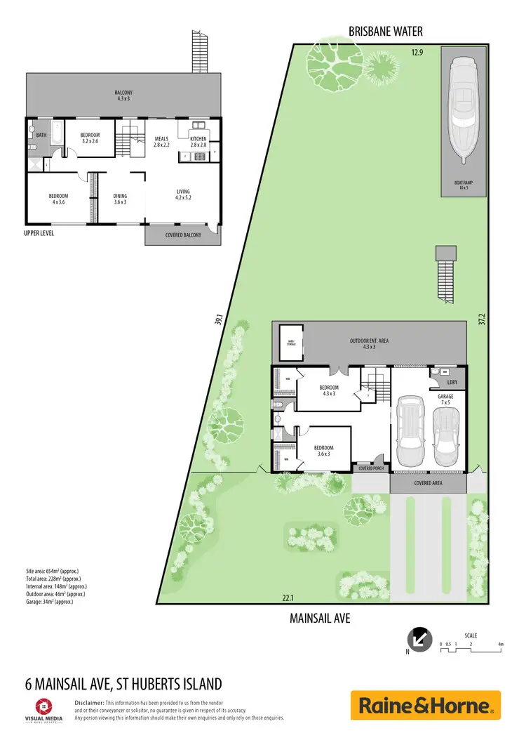 Floorplan of Homely house listing, 6 Mainsail Avenue, St Huberts Island NSW 2257