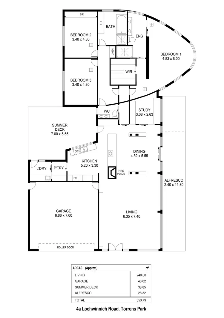 Floorplan of Homely house listing, 4A Lochwinnoch Road, Torrens Park SA 5062