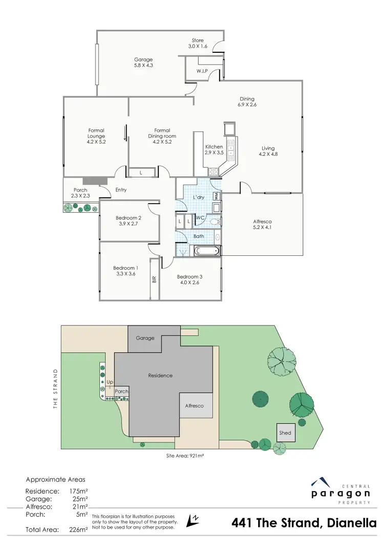 Floorplan of Homely house listing, 441 The Strand, Dianella WA 6059
