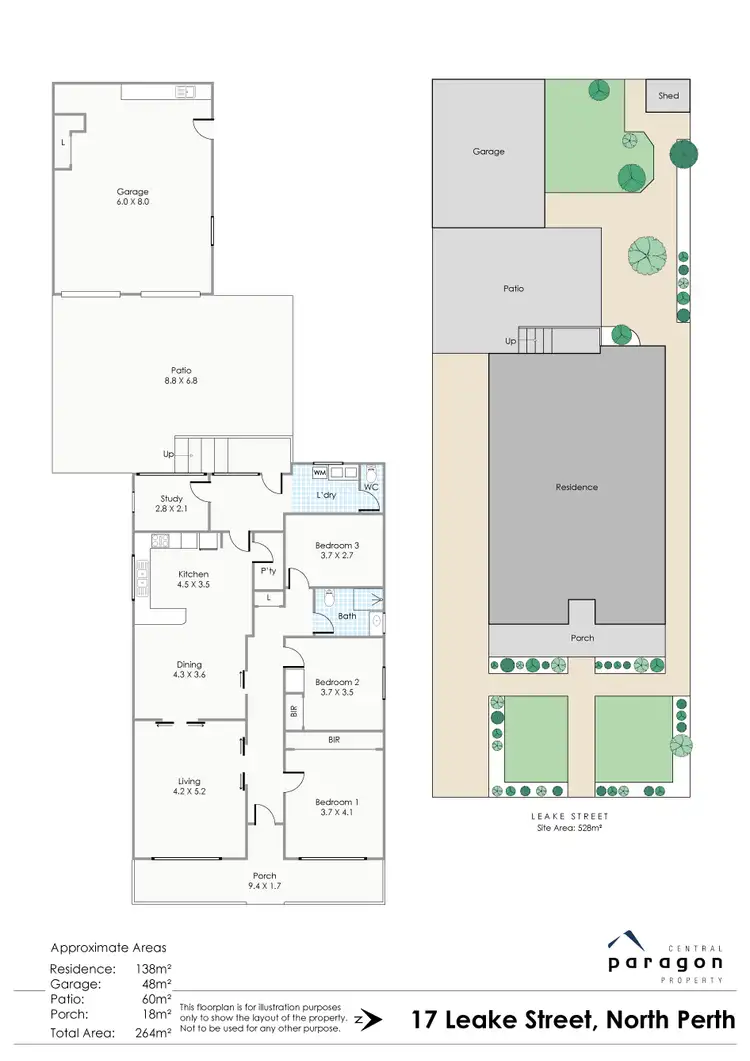 Floorplan of Homely house listing, 17 Leake Street, North Perth WA 6006
