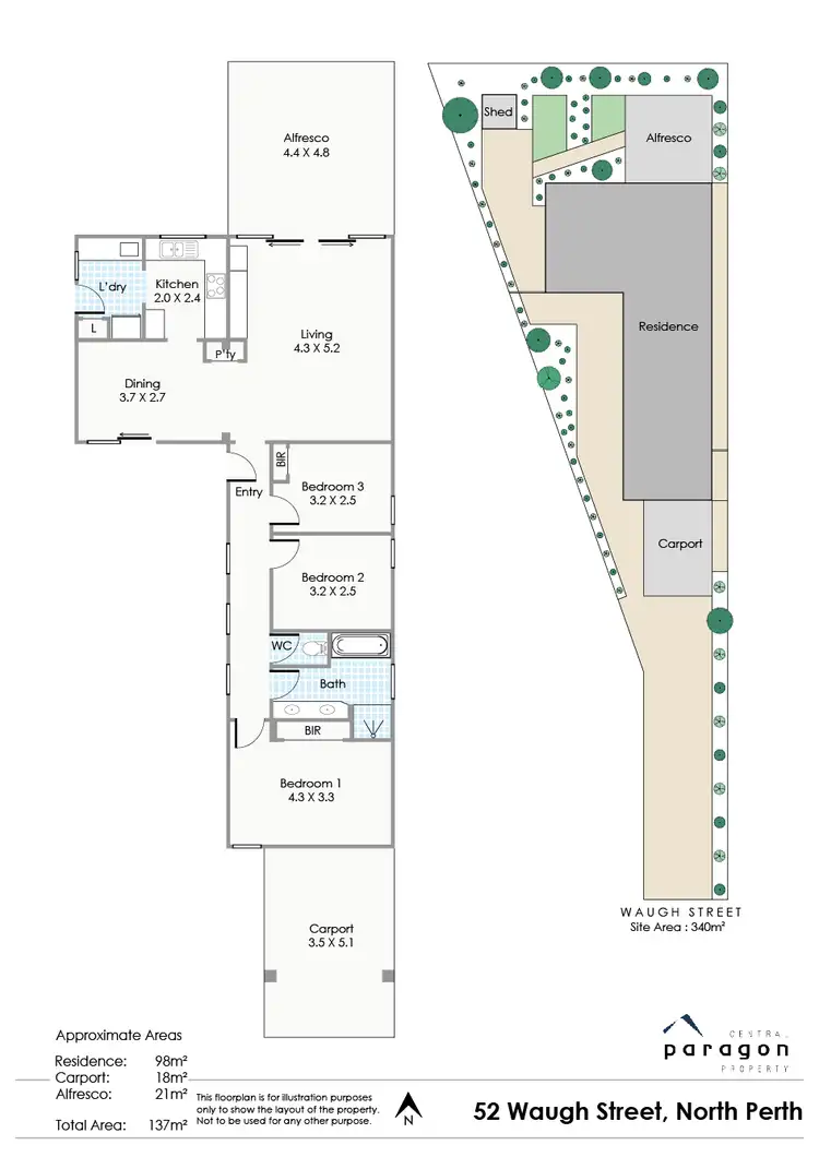 Floorplan of Homely house listing, 52 Waugh Street, North Perth WA 6006