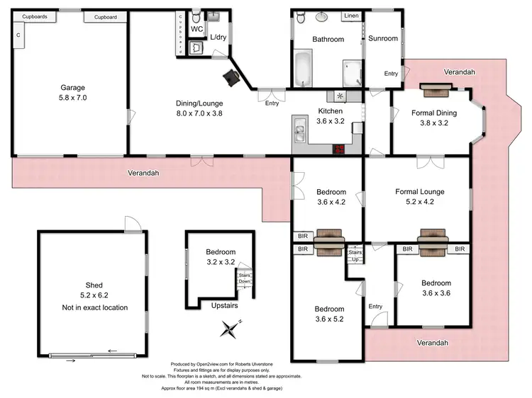Floorplan of Homely house listing, 2 Finch Street, Ulverstone TAS 7315