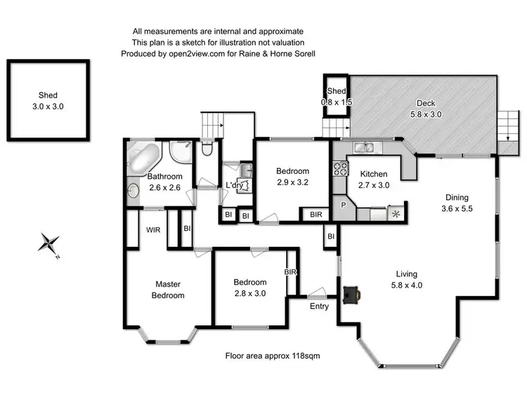 Floorplan of Homely house listing, 96 Pennington Drive, Sorell TAS 7172