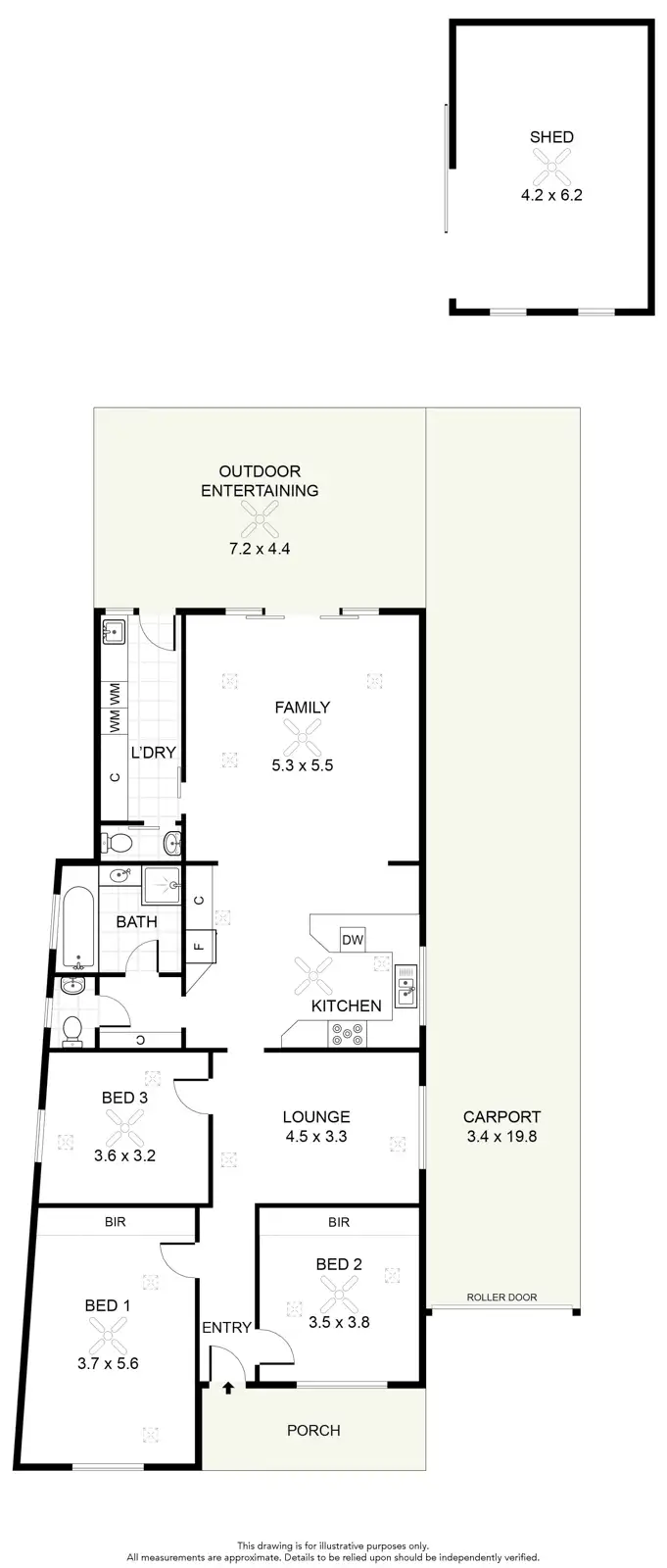 Floorplan of Homely house listing, 42 Bucknall Road, Glanville SA 5015
