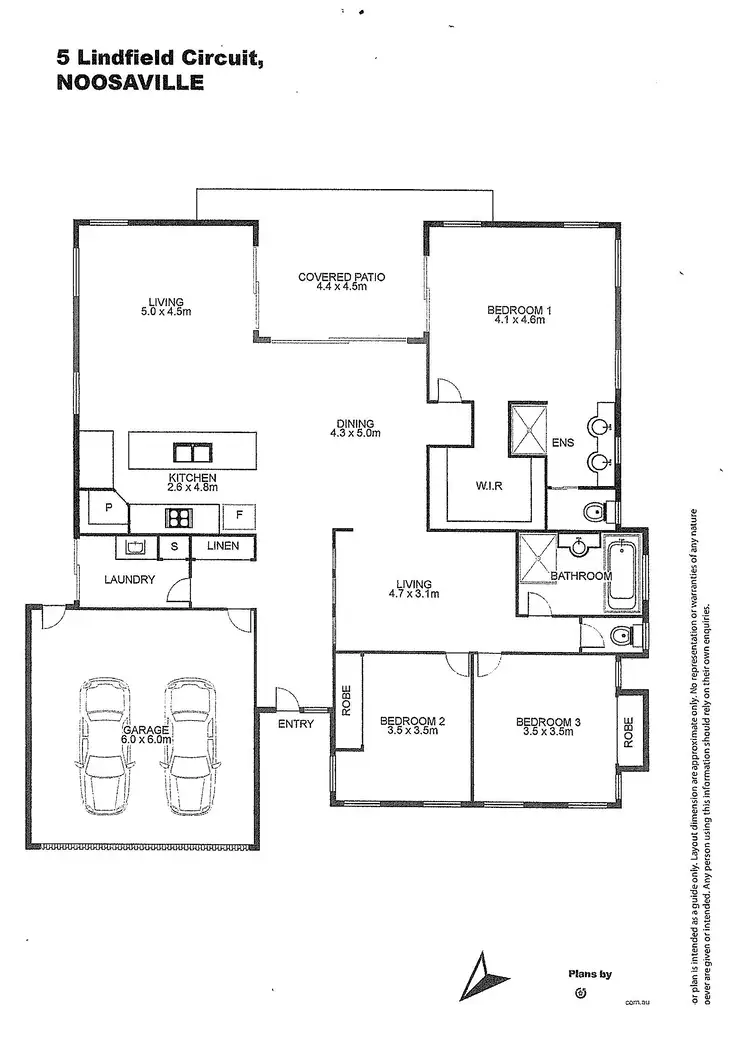 Floorplan of Homely house listing, 5 Lindfield Circuit, Noosaville QLD 4566