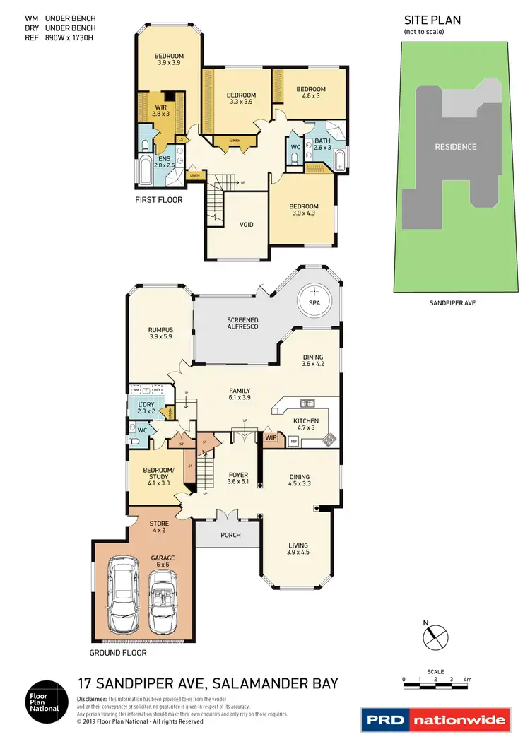 Floorplan of Homely house listing, 17 Sandpiper Avenue, Salamander Bay NSW 2317