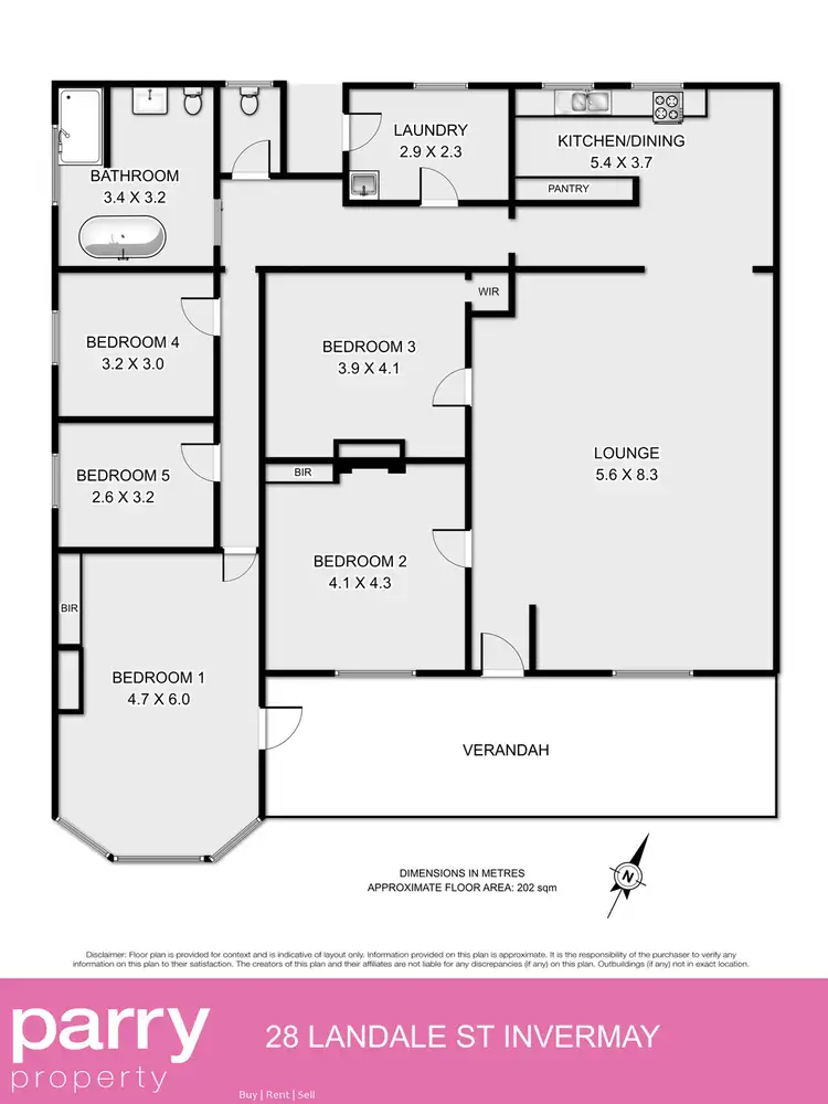 Floorplan of Homely house listing, 28 Landale Street, Invermay TAS 7248