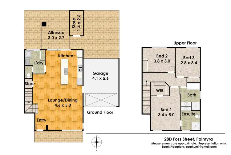 Floorplan of Homely house listing, 28D Foss Street, Palmyra WA 6157