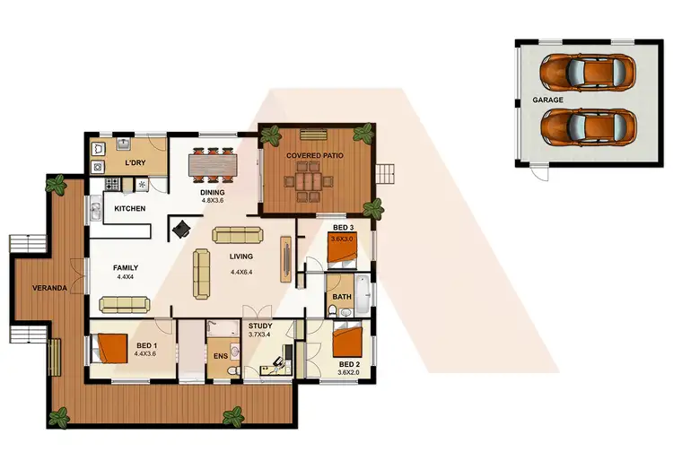 Floorplan of Homely house listing, 9 Nandala Drive, Tanah Merah QLD 4128