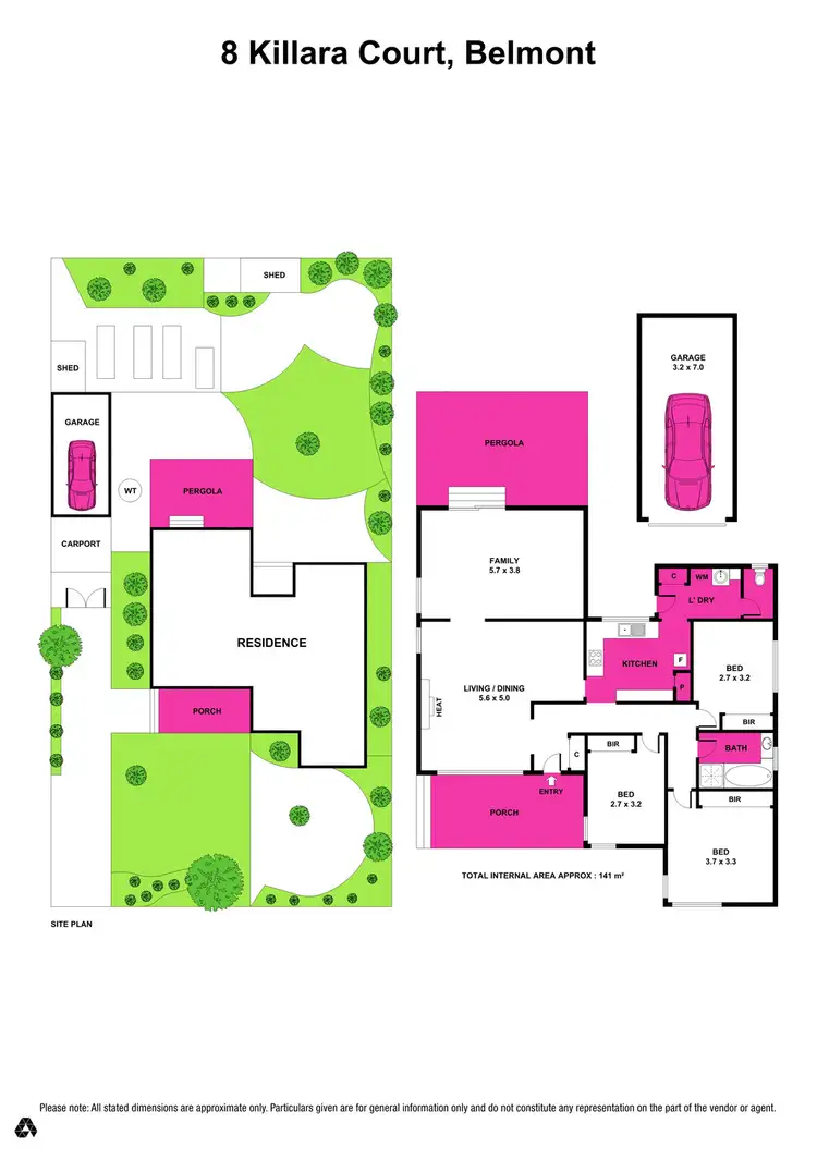 Floorplan of Homely house listing, 8 Killara Court, Belmont VIC 3216