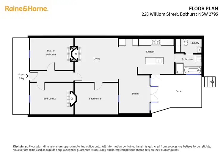Floorplan of Homely house listing, 228 William Street, Bathurst NSW 2795
