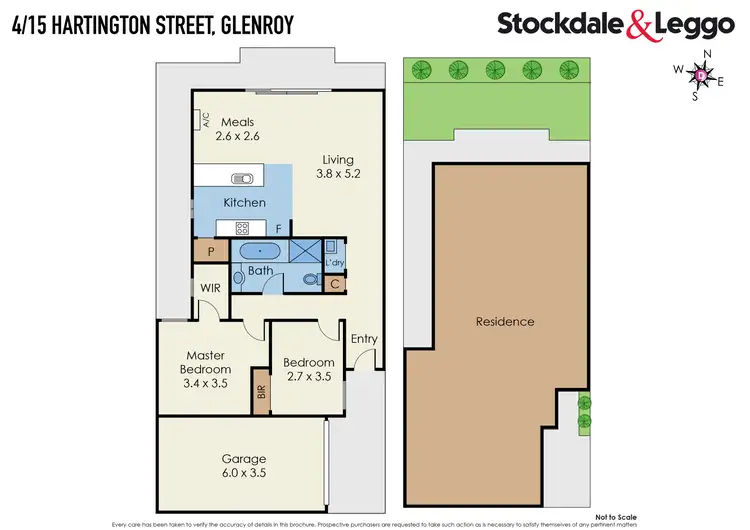 Floorplan of Homely unit listing, 4/15 Hartington Street, Glenroy VIC 3046