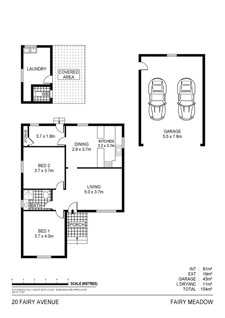 Floorplan of Homely house listing, 20 Fairy Avenue, Fairy Meadow NSW 2519
