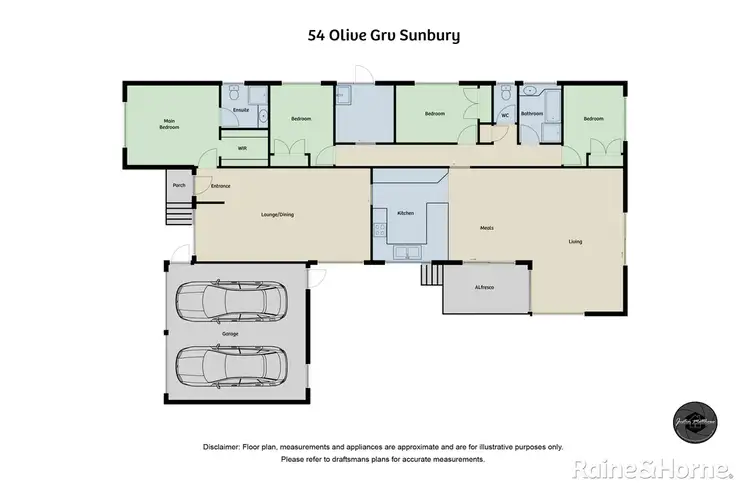 Floorplan of Homely house listing, 54 Olive Grove, Sunbury VIC 3429