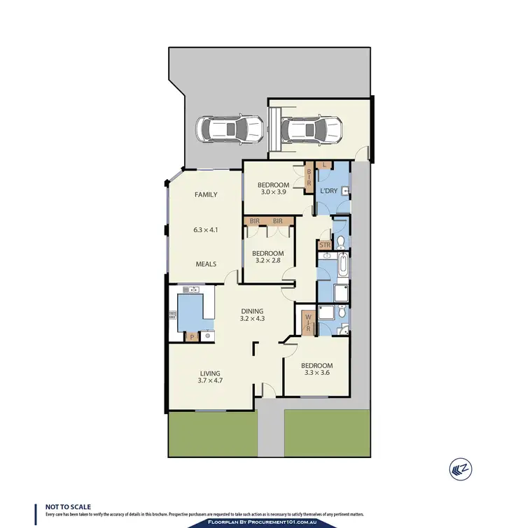Floorplan of Homely unit listing, 1/45 Serpentine Road, Keysborough VIC 3173