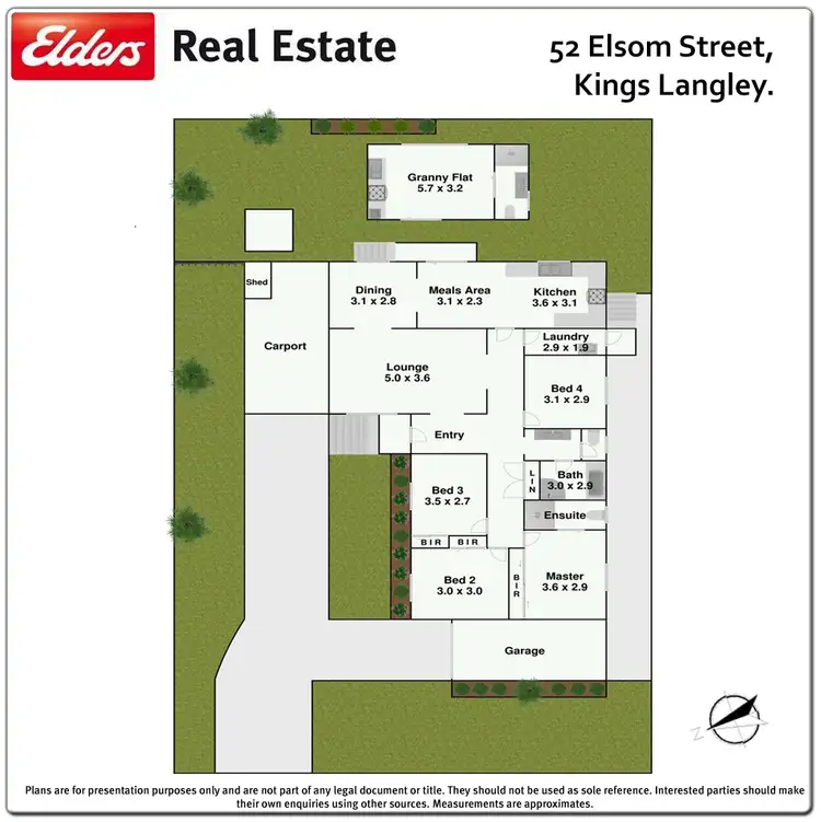 Floorplan of Homely house listing, 52 Elsom Street, Kings Langley NSW 2147