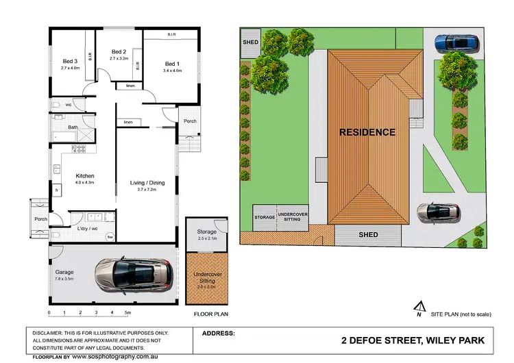 Floorplan of Homely house listing, 2 Defoe Street, Wiley Park NSW 2195
