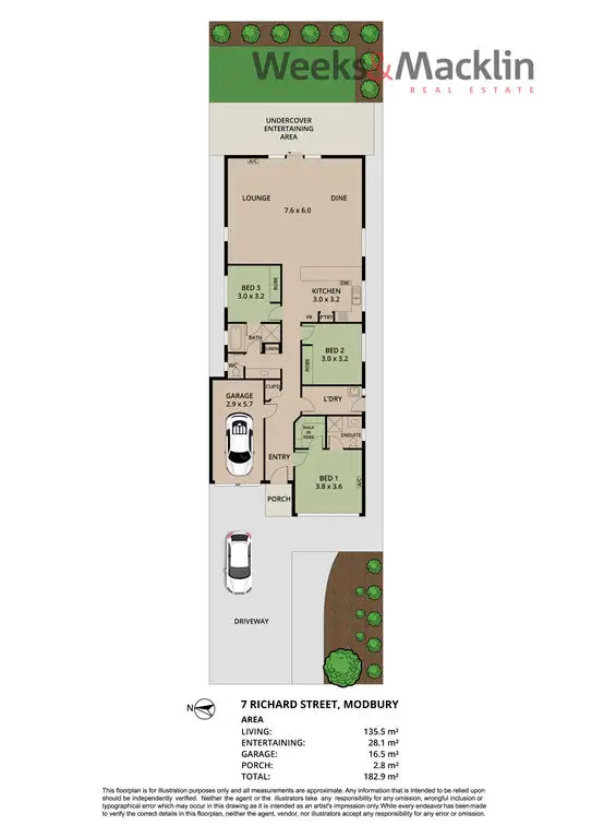 Floorplan of Homely house listing, 7 Richard Street, Modbury SA 5092