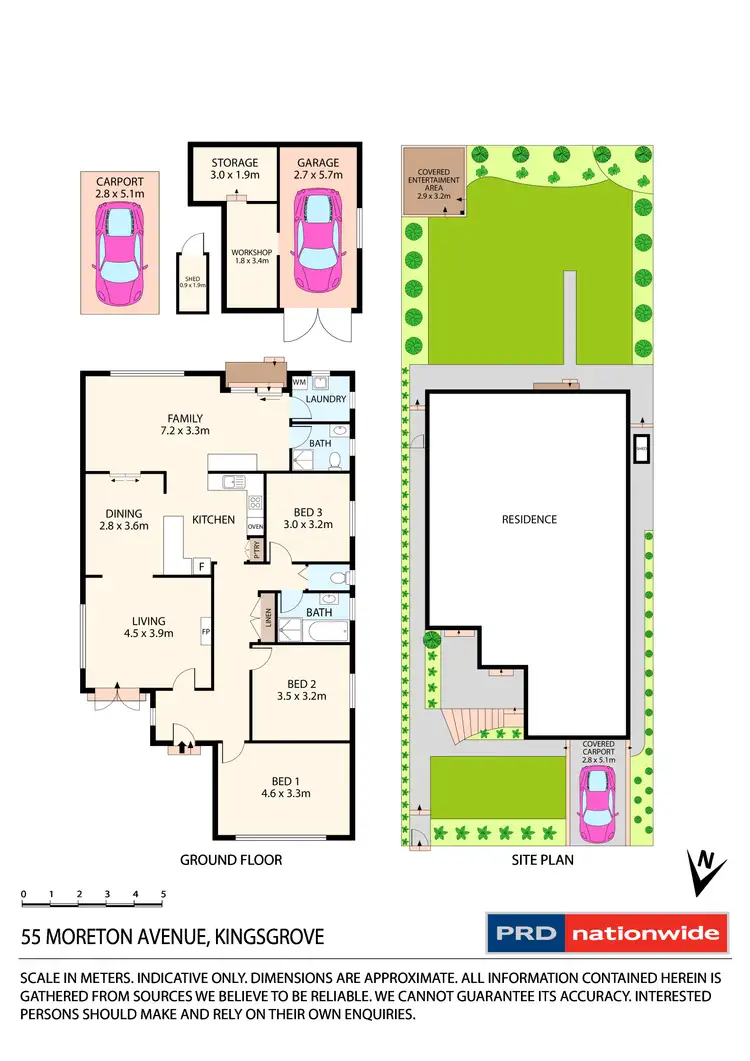 Floorplan of Homely house listing, 55 Moreton Avenue, Kingsgrove NSW 2208