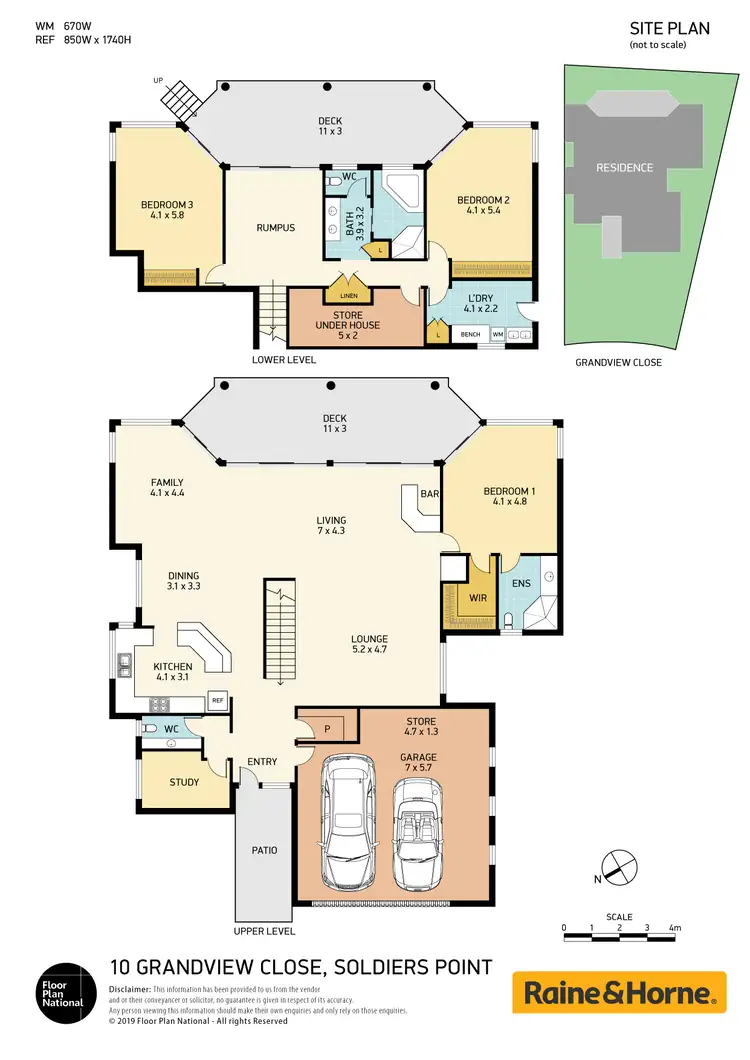 Floorplan of Homely house listing, 10 Grandview Close, Soldiers Point NSW 2317
