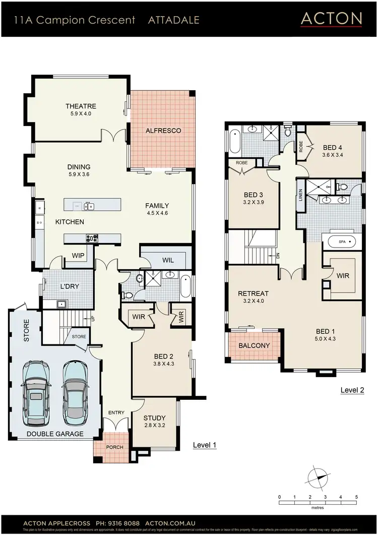 Floorplan of Homely house listing, 11A Campion Crescent, Attadale WA 6156