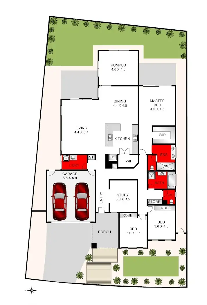 Floorplan of Homely house listing, 7 Rene Street, Waurn Ponds VIC 3216