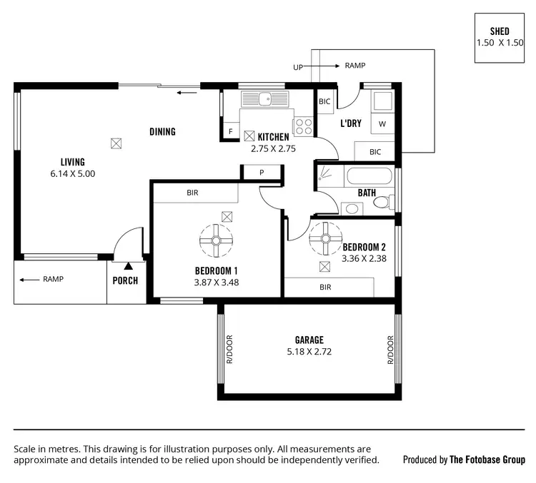 Floorplan of Homely unit listing, 5/6-8 Lydia Street, Plympton SA 5038