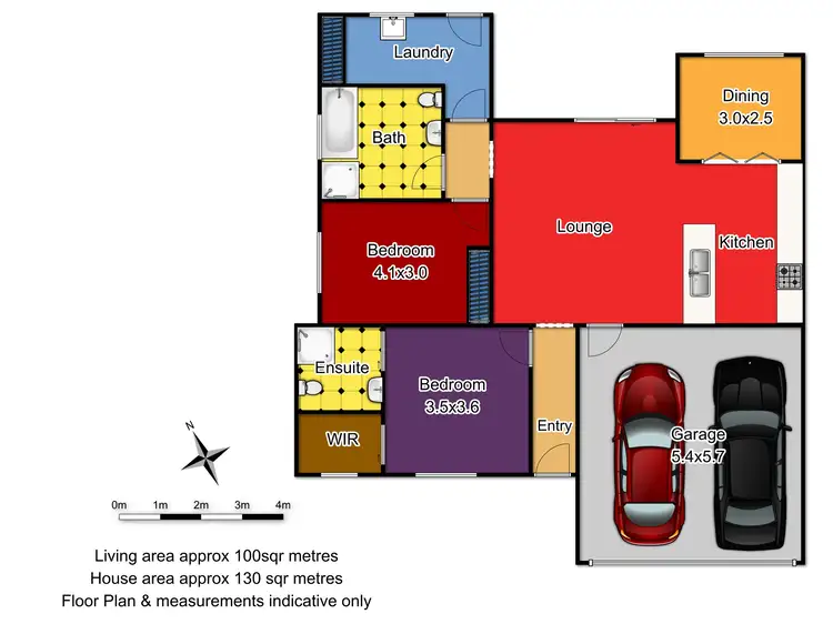 Floorplan of Homely house listing, 1/13 Turquoise Way, Orange NSW 2800