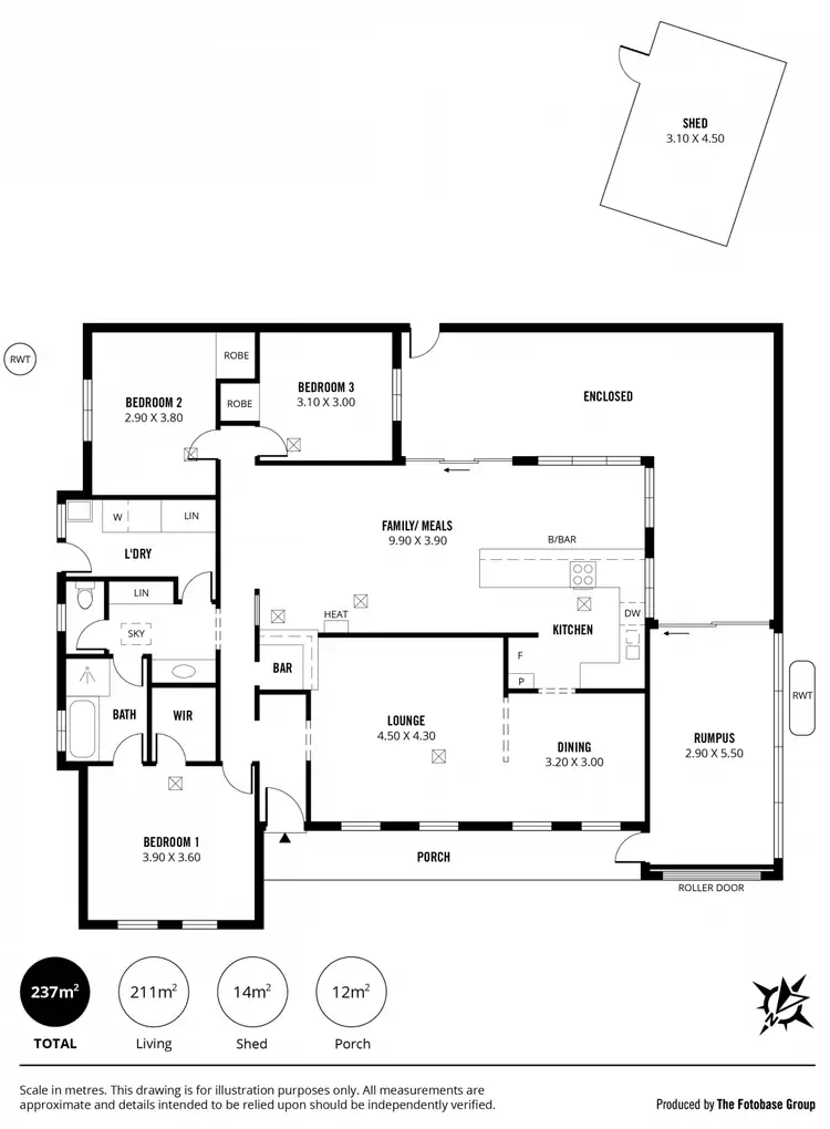 Floorplan of Homely house listing, 18 Lapwing Street, Hallett Cove SA 5158