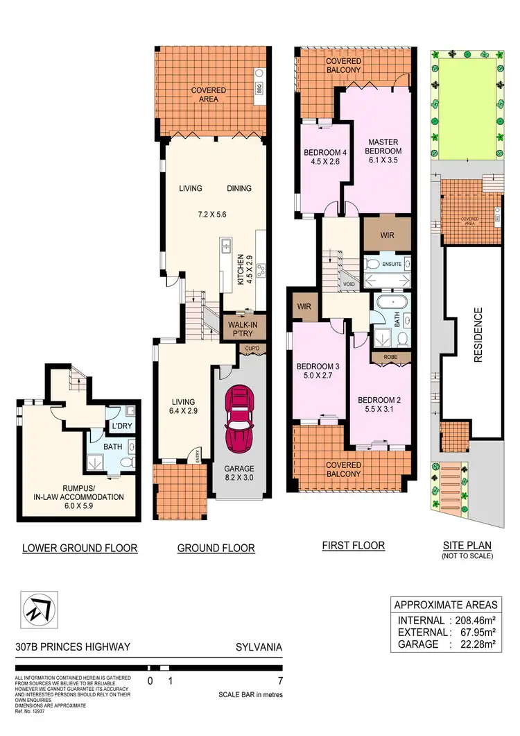 Floorplan of Homely house listing, 307B Princes Highway, Sylvania NSW 2224