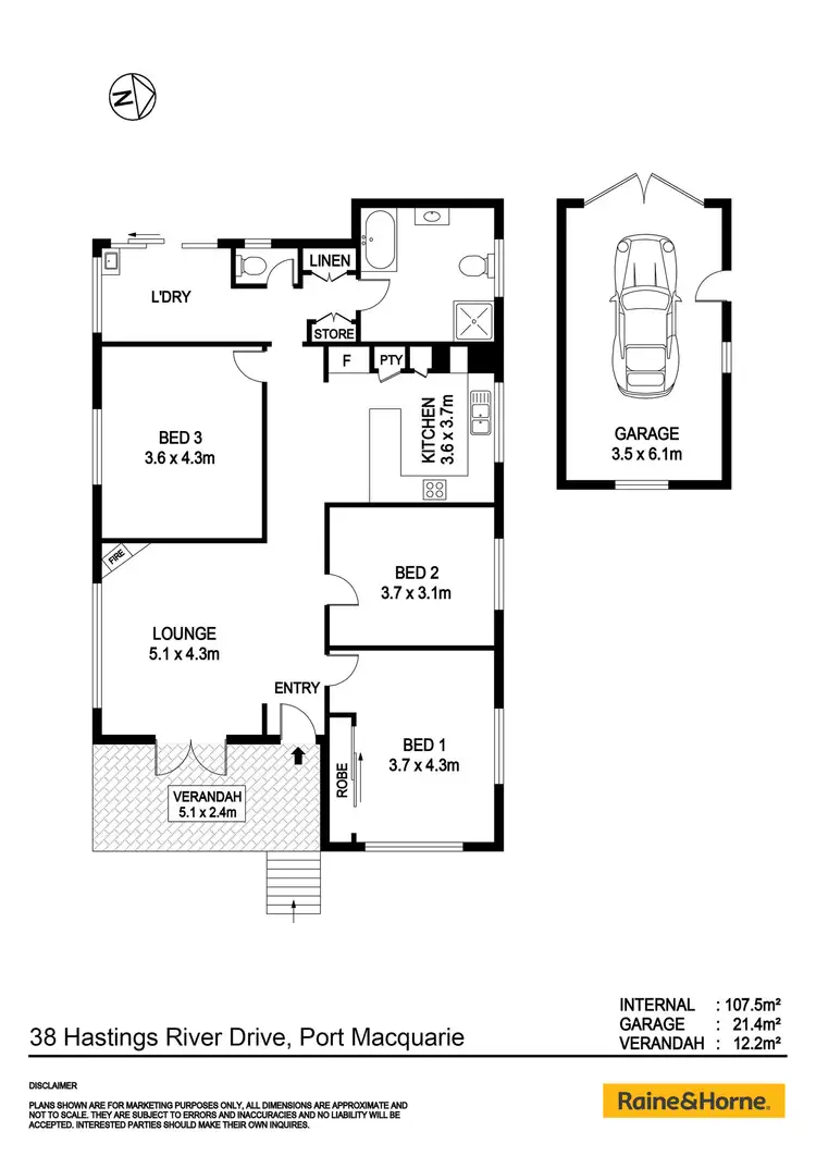 Floorplan of Homely house listing, 38 Hastings River Drive, Port Macquarie NSW 2444