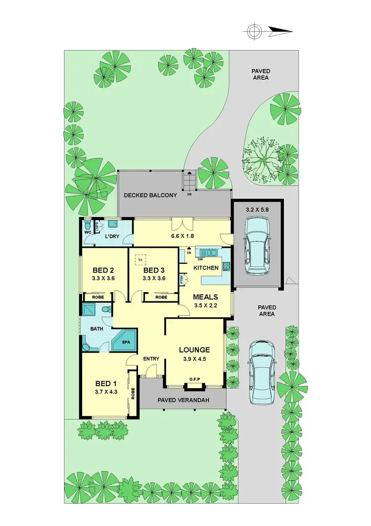 Floorplan of Homely house listing, 49 McLean Street, Brunswick West VIC 3055