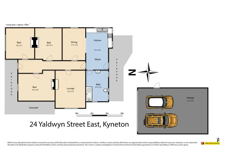 Floorplan of Homely house listing, 24 Yaldwyn Street East, Kyneton VIC 3444