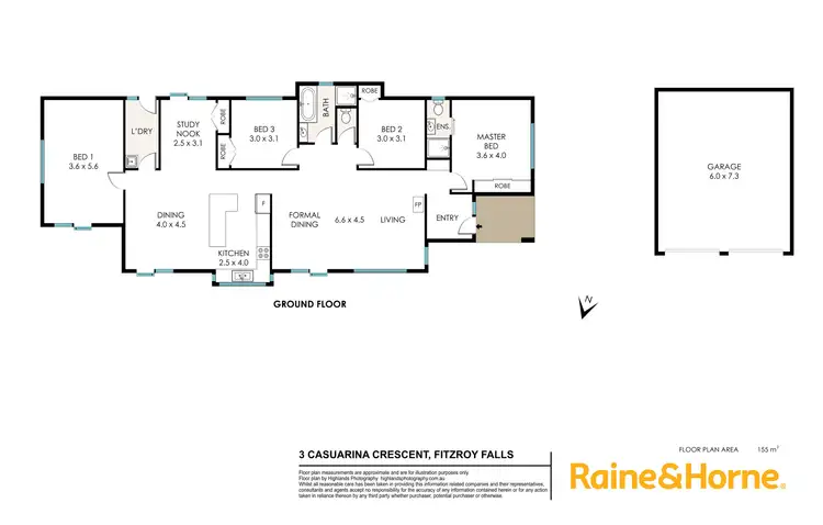 Floorplan of Homely house listing, 3 Casuarina Crescent, Fitzroy Falls NSW 2577