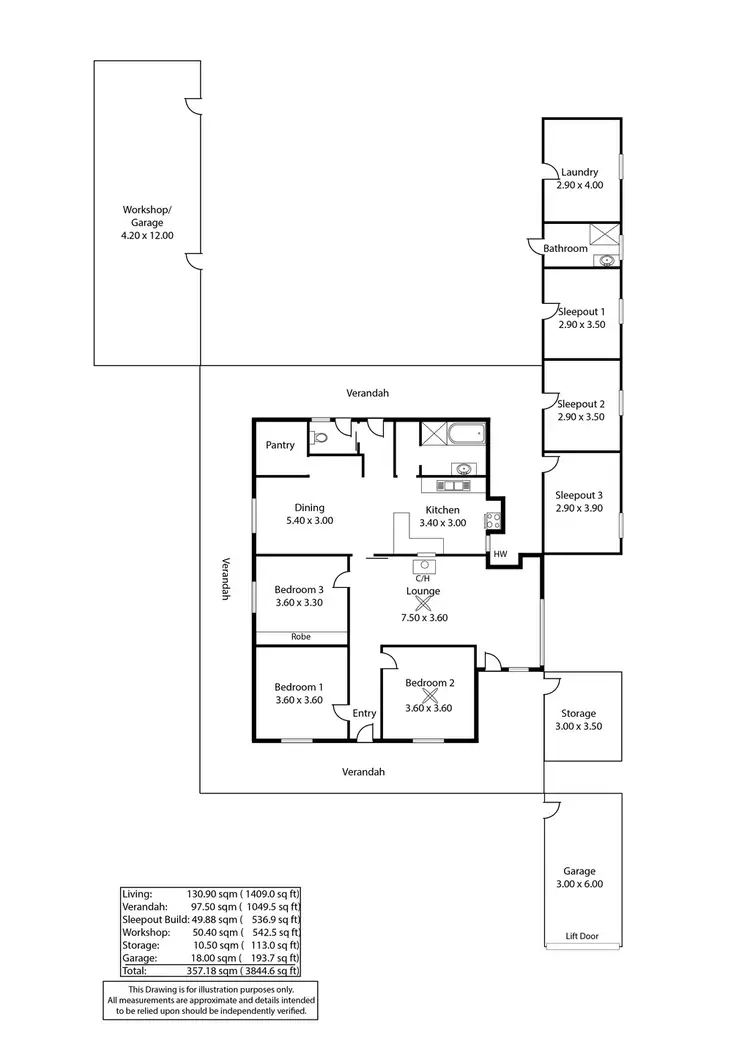 Floorplan of Homely house listing, 20 Vardon Tce, Lameroo SA 5302