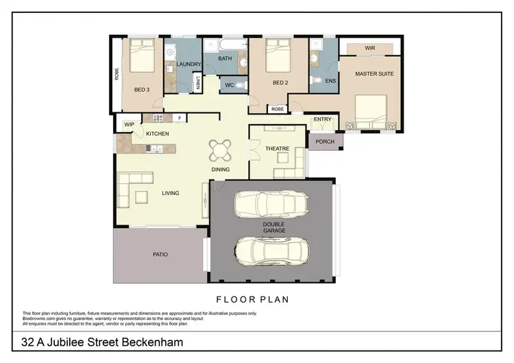 Floorplan of Homely house listing, 32A Jubilee Street, Beckenham WA 6107
