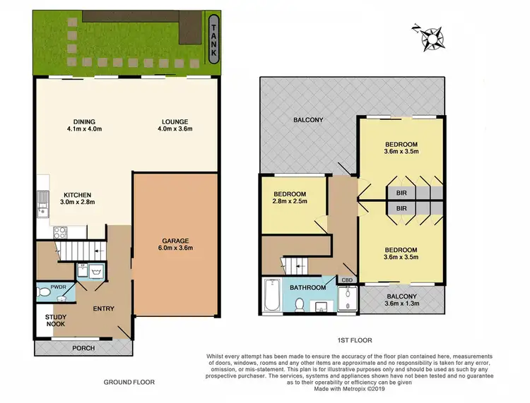 Floorplan of Homely townhouse listing, 2/61 Bondi Road, Bonbeach VIC 3196