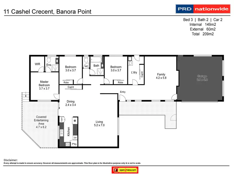 Floorplan of Homely house listing, 11 Cashel Crescent, Banora Point NSW 2486