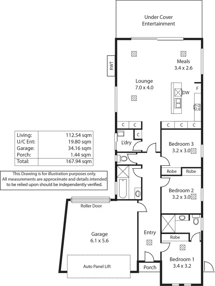 Floorplan of Homely house listing, 13A Crown Street, Dover Gardens SA 5048