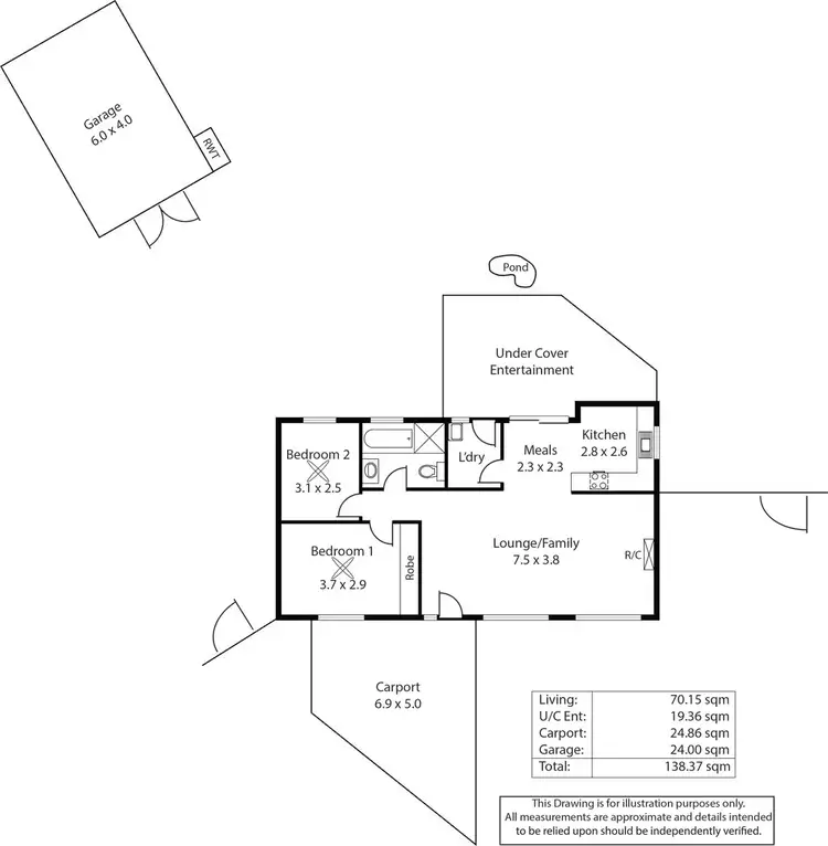 Floorplan of Homely house listing, 4 Olga Court, Morphett Vale SA 5162
